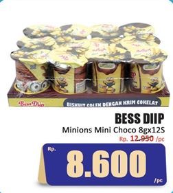 Bess Diip Minions Chocolate Snack Mini Coklat