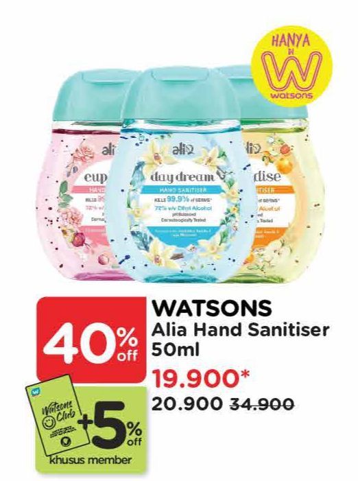 Watsons Anti-Bacterial Hand Sanitiser