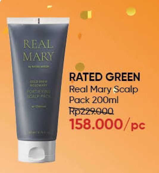 Rated Green Real Mary Fortifying Scalp Pack