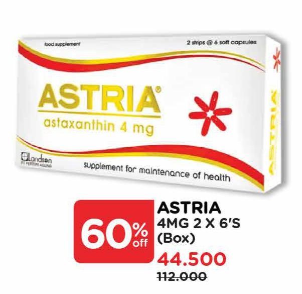 Astria Astaxanthin 4mg