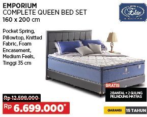 Elite Emporium Complete Queen Bed Set  