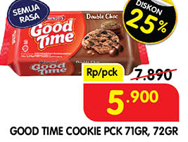 Good Time Cookies Chocochips All Variants 71 gr