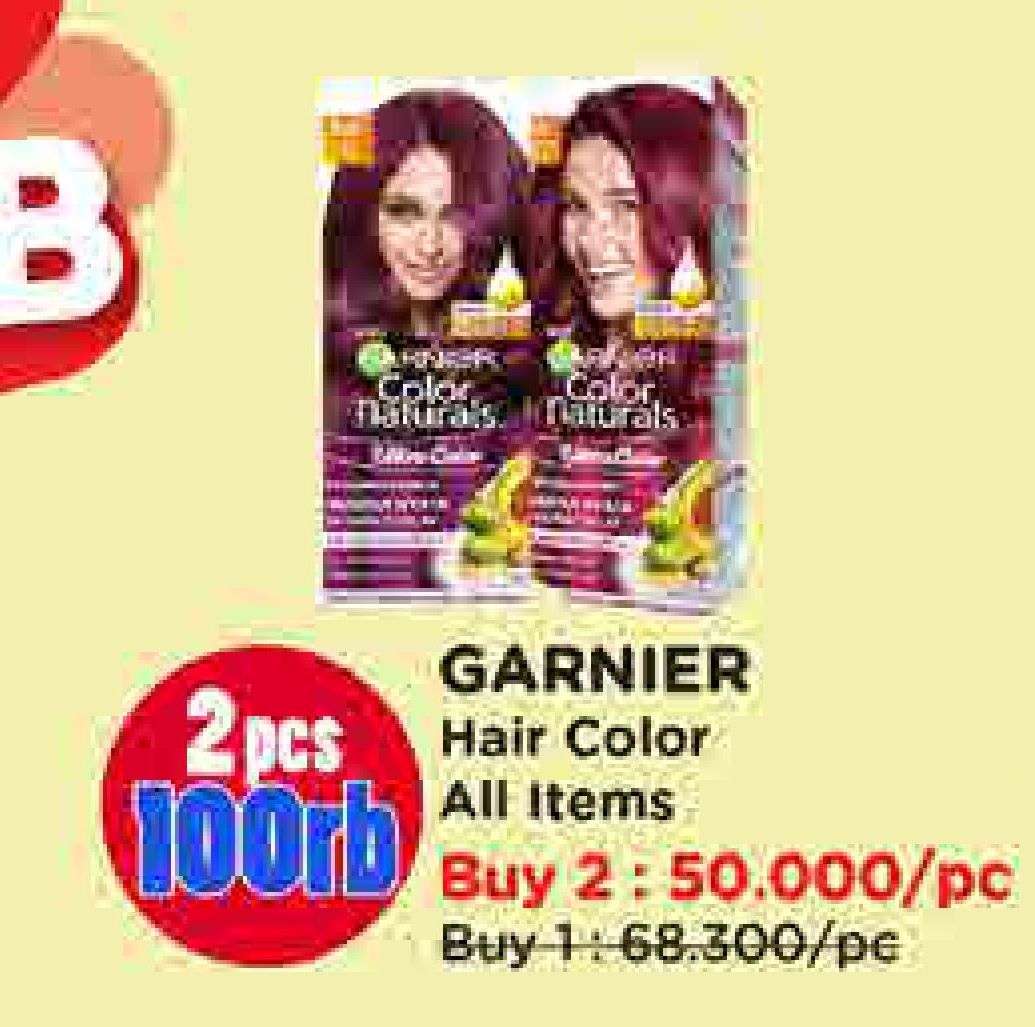Harga Garnier Hair Color  Plum Red 105 ml hari ini Selasa, 7 Mar 2023   WIB