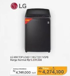 LG T2311VSPM Mesin Cuci Top Loading  11000 gr