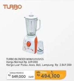 Turbo EHM 8098 Blender Kaca 2L  