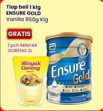 Ensure Gold Wheat Gandum Vanilla 850 gr