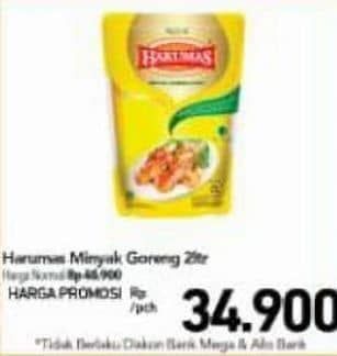 Promo Harga Harumas Minyak Goreng 2000 ml - Carrefour