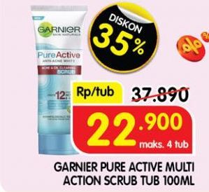 Garnier Pure Active Anti Acne White Scrub