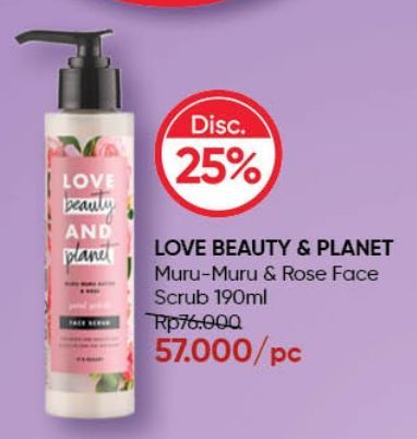 Love Beauty And Planet Face Scrub