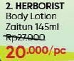 Herborist Body Lotion