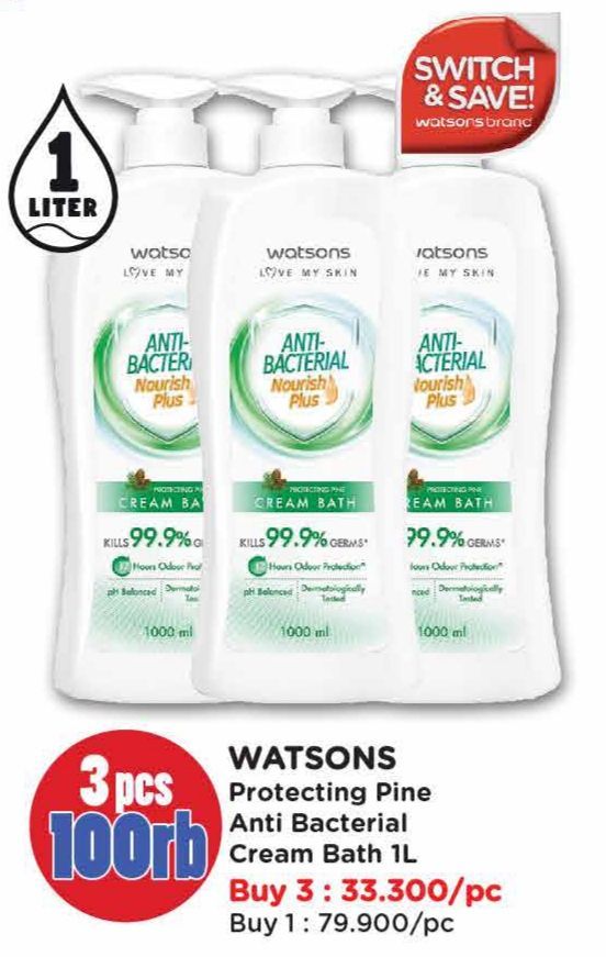 Watsons Anti Bacterial Body Wash