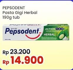 Pepsodent Pasta Gigi Action 123 Herbal 190 gr