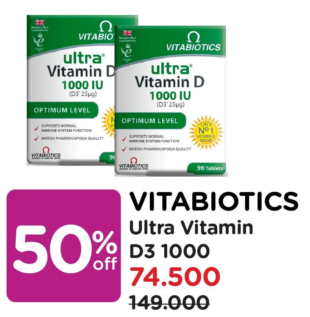 Vitabiotics Ultra Vitamin D 1000 IU