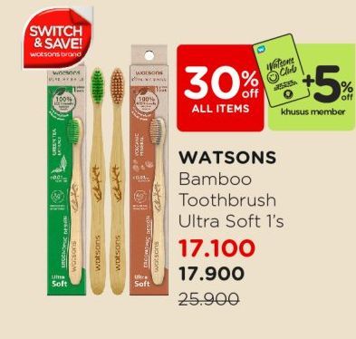 Watsons Bamboo Toothbrush