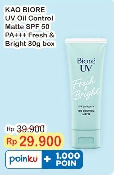 Biore UV Fresh & Bright Sunscreen SPF 50+ PA
