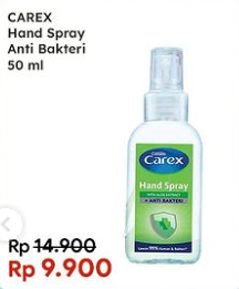 Carex Hand Sanitizer Spray Anti Bakteri
