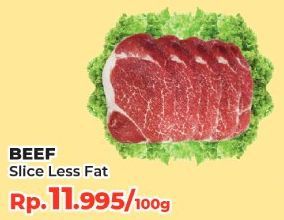 Beef Slice Less Fat