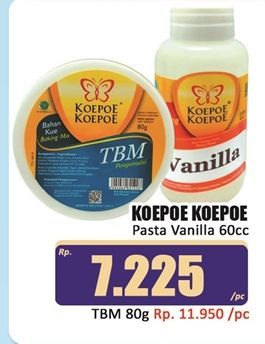 Koepoe Koepoe Perisa Vanilla