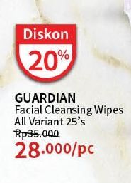 Guardian Facial Cleansing Wipes