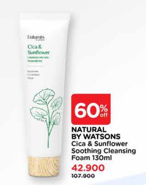 Naturals By Watsons Cica & Sunflower Soothing Cleansing Foam