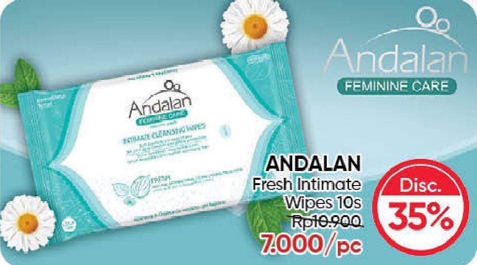 Andalan Feminine Care Intimate Cleansing Wipes