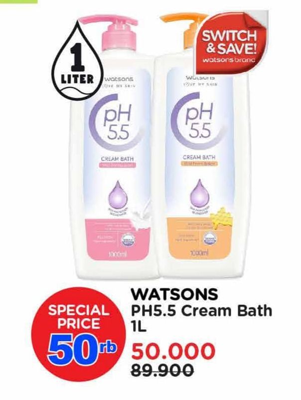 Watsons PH5.5 Cream Bath