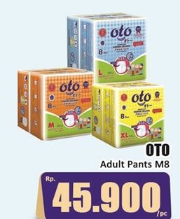 OTO Adult Diapers Pants M8 8 pcs