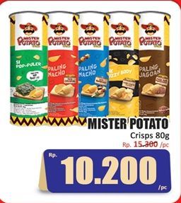 Mister Potato Snack Crisps  80 gr