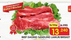 Daging Sandung Lamur (Daging Brisket