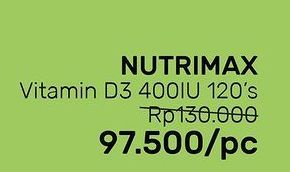Nutrimax Vitamin D3 400 IU
