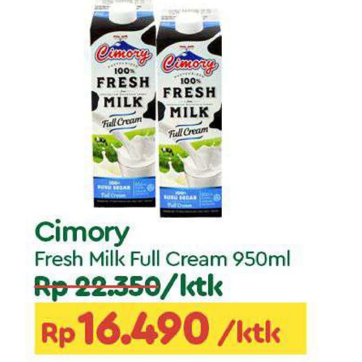 Cimory Fresh Milk Full Cream 950 ml