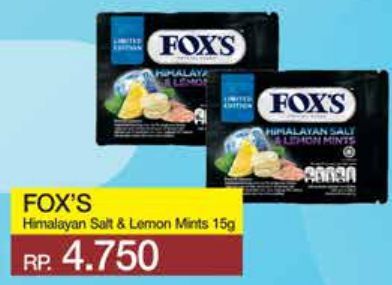 Foxs Himalayan Salt & Lemon Mints