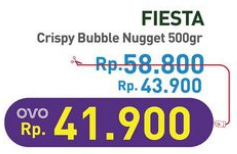 Fiesta Naget Crispy Bubble 500 gr