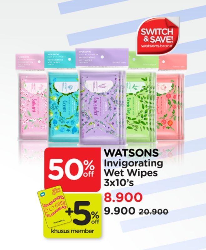 Watsons Wet Wipes