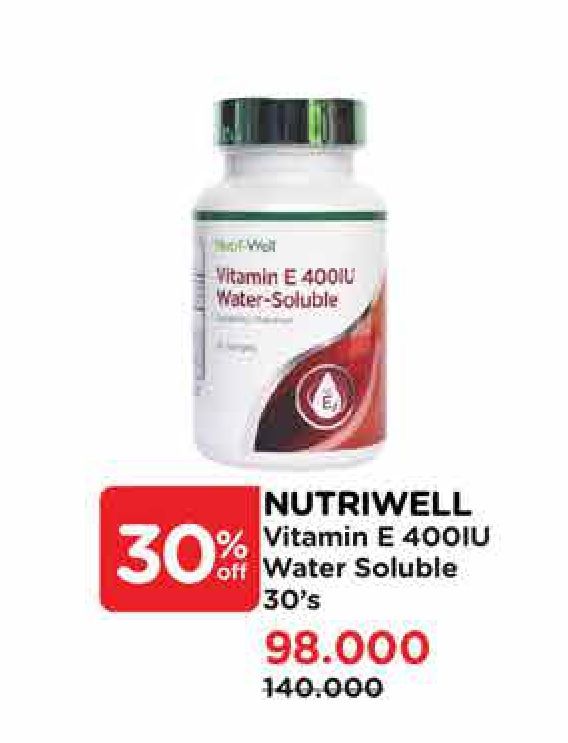 Nutriwell Vitamin E 400IU Water Soluble