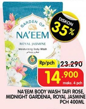 NAEEM Body Wash Taifi Rose, Midnight Gardenia, Royal Jasmine 400 ml