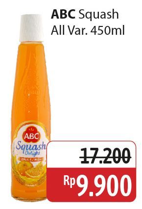 ABC Syrup Squash Delight All Variants 460 ml
