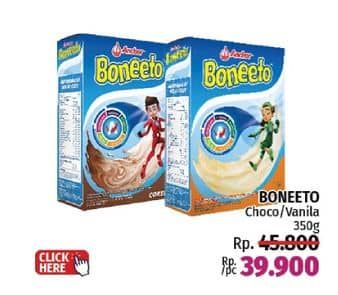 Promo Harga Anchor Boneeto Susu Bubuk Hi Calsium Vanila, Cokelat 350 gr - LotteMart