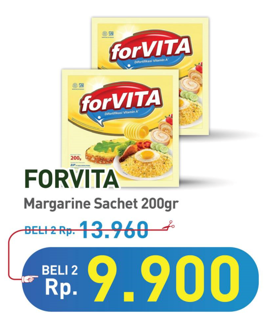 Forvita Margarine  200 gr