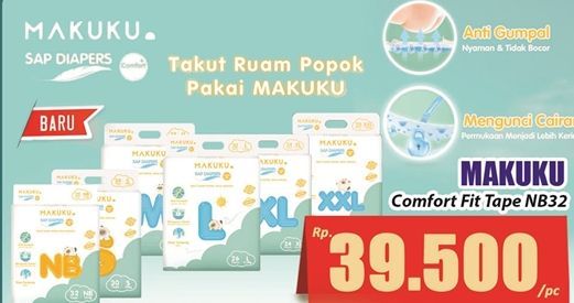 Makuku Comfort Fit Diapers Tape