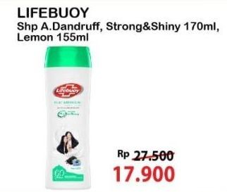 Lifebuoy Shampoo Anti Dandruff, Strong & Shiny, Refresh & Cool 155 ml