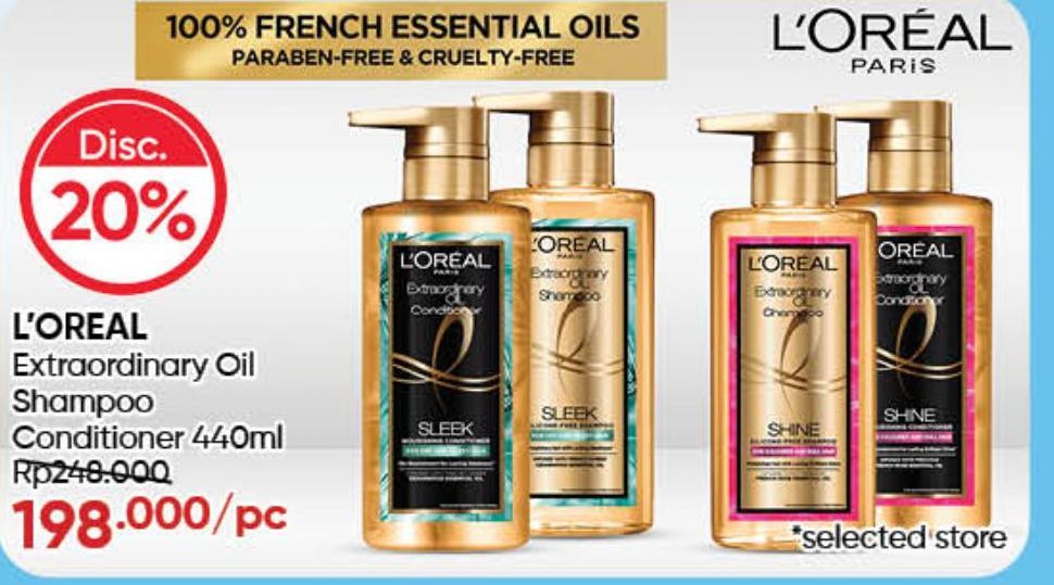 Loreal Extraordinary Oil Premium Shampoo