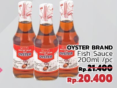 Finna Fish Sauce Oyster (Kecap Ikan Cap Oyster