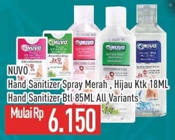 Harga Nuvo Hand Sanitizer Spray Kotak/Hand Sanitizer