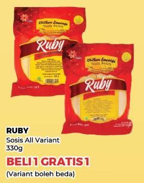 Ruby Sosis  Ayam All Variants 330 gr