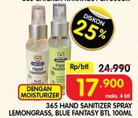 365 Hand Sanitizer Spray