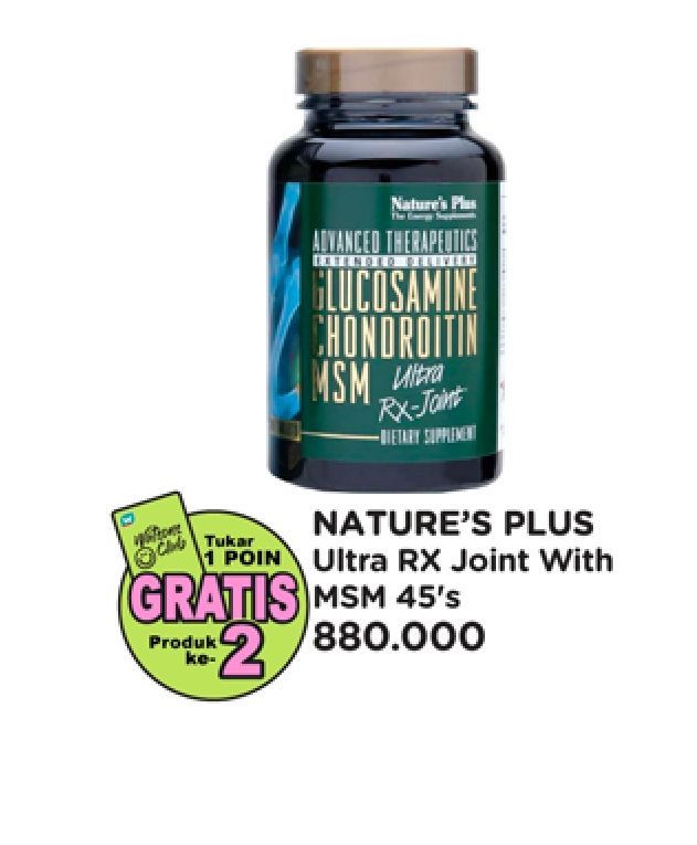 Natures Plus Ultra RX Joint With MSM