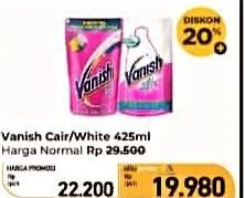 Vanish Penghilang Noda Cair Pink, Putih 425 ml