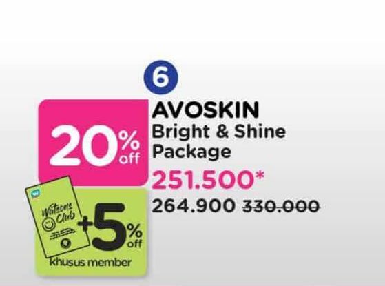 Avoskin Bright & Shine Package