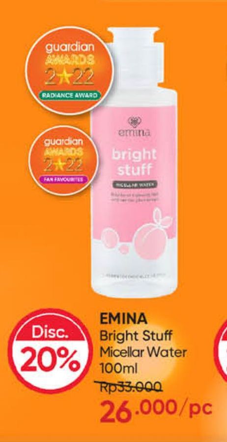 Emina Bright Stuff Micellar Water